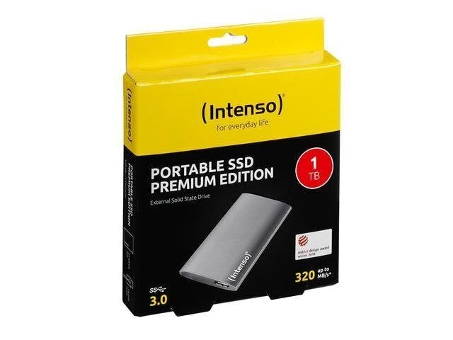 Intenso SSD Portable SSD Premium Edition 1TB (3823460) hinta ja tiedot | Ulkoiset kovalevyt | hobbyhall.fi