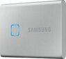 SAMSUNG T7 Touch 1TB USB 3.2 Write speed 1000 MBytes/sec Read speed 1050 MBytes/sec MU-PC1T0S/WW hinta ja tiedot | Ulkoiset kovalevyt | hobbyhall.fi