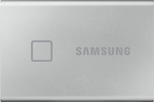 SAMSUNG T7 Touch 1TB USB 3.2 Write speed 1000 MBytes/sec Read speed 1050 MBytes/sec MU-PC1T0S/WW hinta ja tiedot | Ulkoiset kovalevyt | hobbyhall.fi