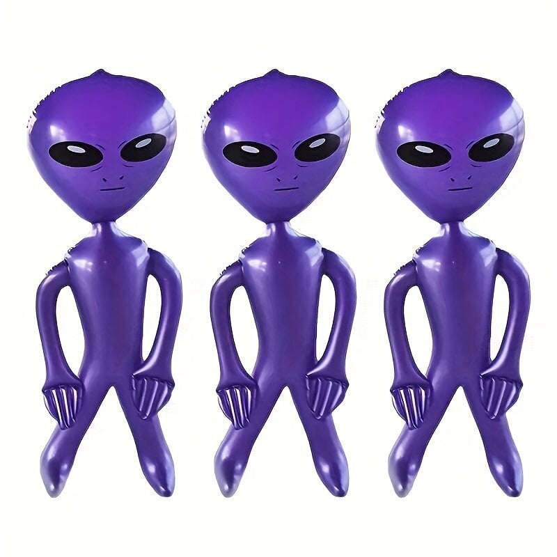 '3 kpl puhallettava alien ilmapallo' hinta ja tiedot | Juhlakoristeet | hobbyhall.fi