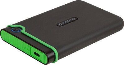 Ulkoinen kiintolevy 4 TB Transcend StoreJet, USB 3.1, vihreä, TS4TSJ25M3C hinta ja tiedot | Ulkoiset kovalevyt | hobbyhall.fi