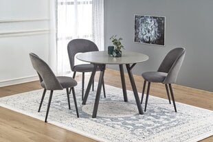 Ruokapöytä Balgor Ø100 cm, harmaa hinta ja tiedot | Ruokapöydät | hobbyhall.fi