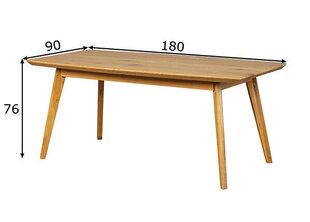 Ruokapöytä Brynja 180x90 cm hinta ja tiedot | Ruokapöydät | hobbyhall.fi