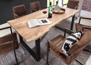 Pöytä SIT Tische, ruskea/musta hinta ja tiedot | Ruokapöydät | hobbyhall.fi