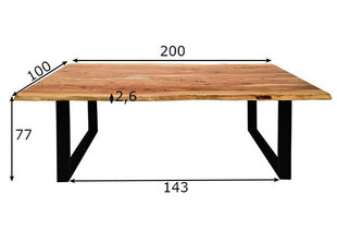 Ruokapöytä Tische 200x100 cm hinta ja tiedot | SIT Möbel Huonekalut ja sisustus | hobbyhall.fi