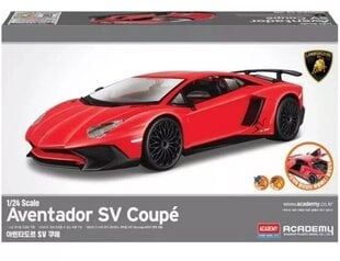 Liimattava malli Academy Hobby 15130 Lamborghini Aventador SV Coupe 1/24 hinta ja tiedot | Koottavat pienoismallit | hobbyhall.fi