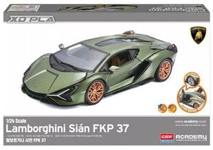 Liimattava malli Academy Hobby 15142 Lamborghini Sian FKP 37 1/24 hinta ja tiedot | Koottavat pienoismallit | hobbyhall.fi