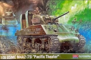 Liimattava malli Academy Hobby 13562 USMC M4A2 (75) Pacific theater 1/35 hinta ja tiedot | Koottavat pienoismallit | hobbyhall.fi