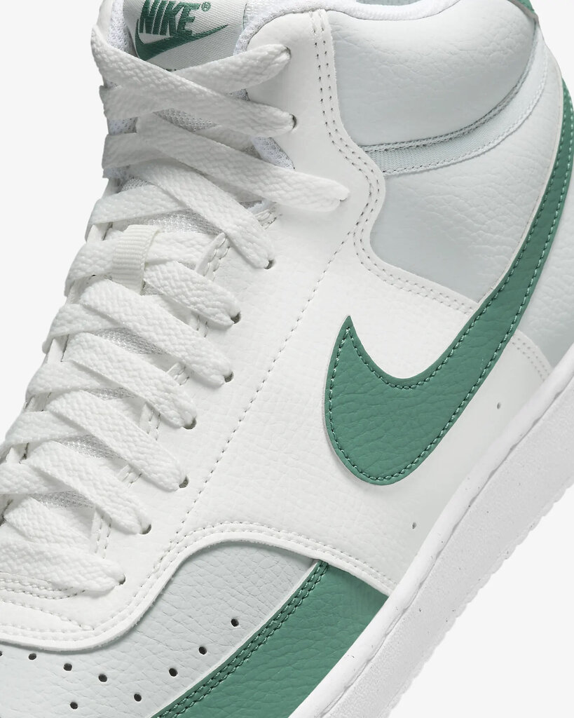 Nike vapaa-ajan kengät Court Vision Mid Nn Grey Green White DN3577 102 DN3577 102/11.5 hinta ja tiedot | Miesten urheilu- ja vapaa-ajan kengät | hobbyhall.fi