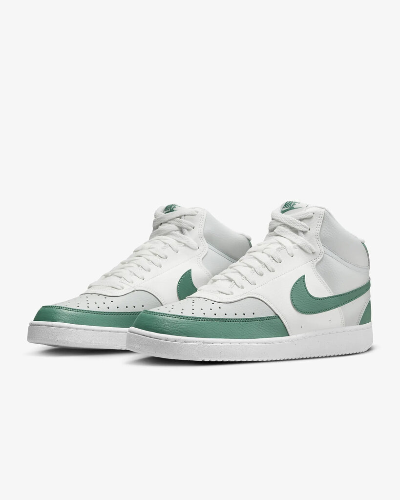 Nike vapaa-ajan kengät Court Vision Mid Nn Grey Green White DN3577 102 DN3577 102/11.5 hinta ja tiedot | Miesten urheilu- ja vapaa-ajan kengät | hobbyhall.fi