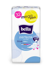 Bella Perfecta terveyssiteet Ultra Blue 32 kpl, 6 pkt hinta ja tiedot | Tamponit ja terveyssiteet | hobbyhall.fi