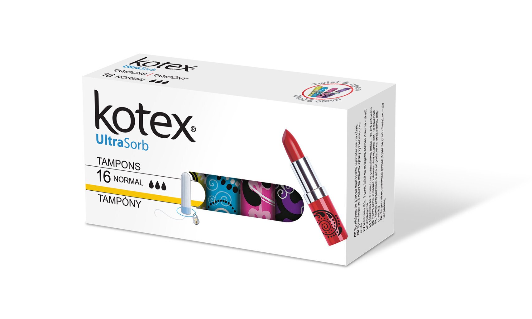 Kotex tamponit Normaalit, 16 kpl, 6 pkt hinta ja tiedot | Tamponit ja terveyssiteet | hobbyhall.fi