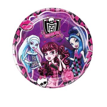 Kertakäyttölautaset Monster High 23 cm, 10 kpl hinta ja tiedot | Tarjoiluastiat ja aterimet juhliin | hobbyhall.fi