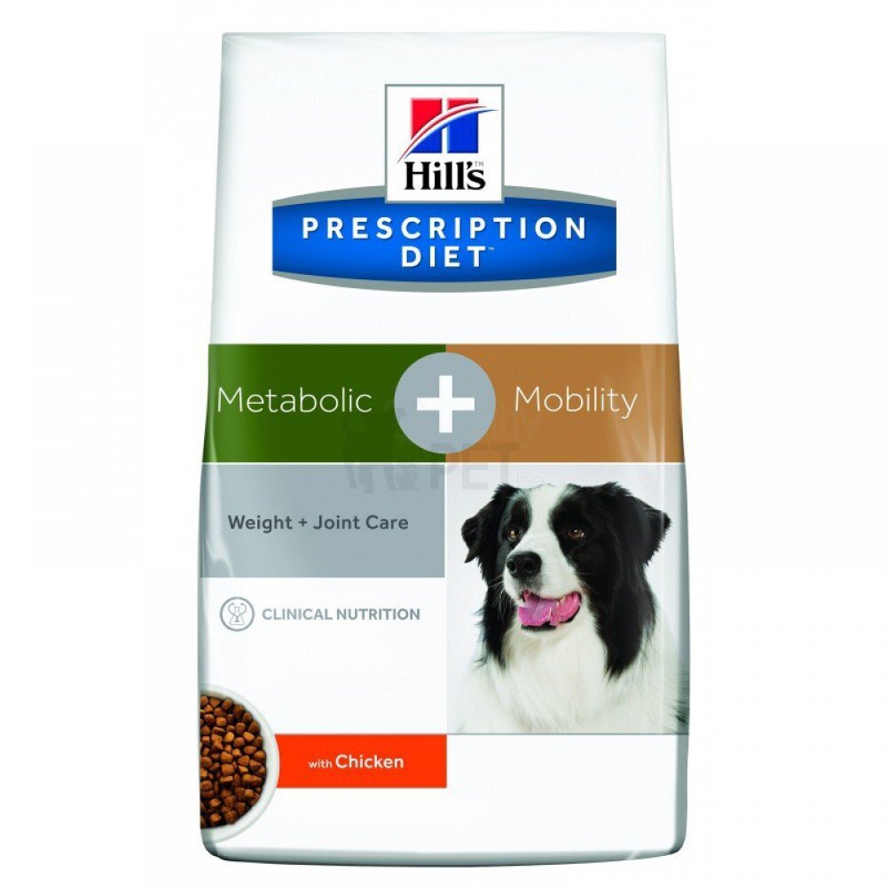 Hill's Prescription Diet Metabolic + Mobility Canine koiranruoka, 12 kg hinta ja tiedot | Koiran kuivaruoka | hobbyhall.fi