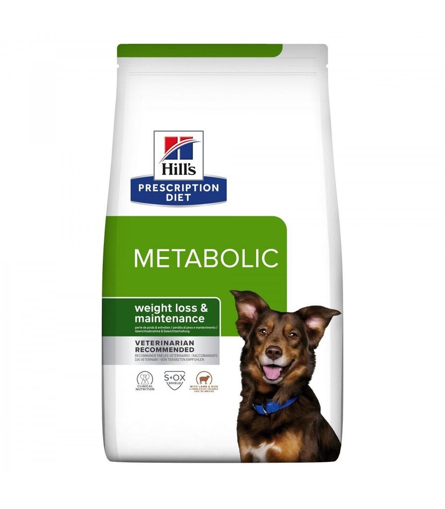 Hills Prescription Diet Canine Metabolic koiranruoka lammasta, 12kg hinta ja tiedot | Koiran kuivaruoka | hobbyhall.fi