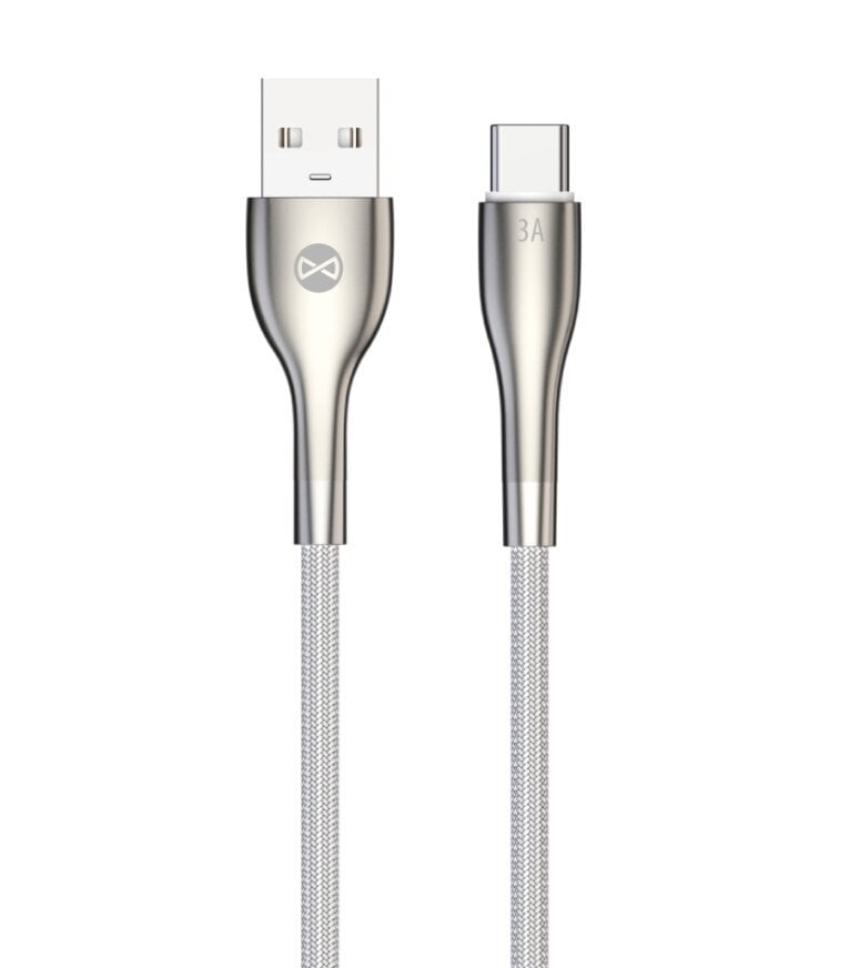 Forever Sleek Cable USB / USB-C 1.0 m / 3A hinta ja tiedot | Puhelinkaapelit | hobbyhall.fi