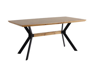 Pöytä Möbilia, ruskea/musta hinta ja tiedot | Ruokapöydät | hobbyhall.fi