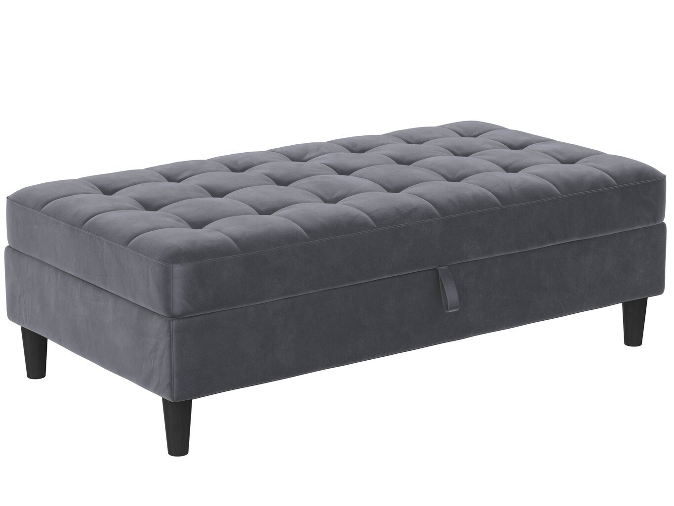 Rahi Loft24 Ottoman, harmaa hinta ja tiedot | Säkkituolit, rahit ja penkit | hobbyhall.fi