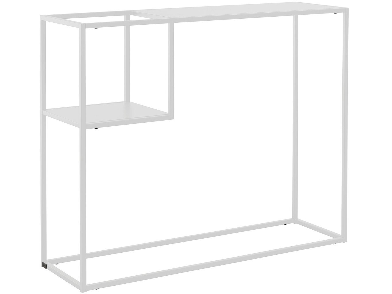 Pöytä-konsoli Loft24, valkoinen hinta ja tiedot | Sivupöydät | hobbyhall.fi