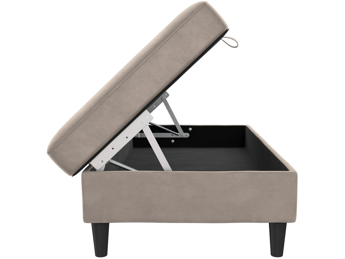 Rahi Loft24 Ottoman, hiekanvärinen hinta ja tiedot | Säkkituolit, rahit ja penkit | hobbyhall.fi