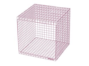 Sohvapöytä Loft24 Wire Cubic, vaaleanpunainen hinta ja tiedot | Sohvapöydät | hobbyhall.fi