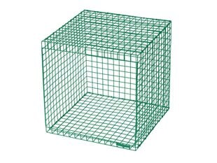 Sohvapöytä Loft24 Wire Cubic, vihreä hinta ja tiedot | Sohvapöydät | hobbyhall.fi