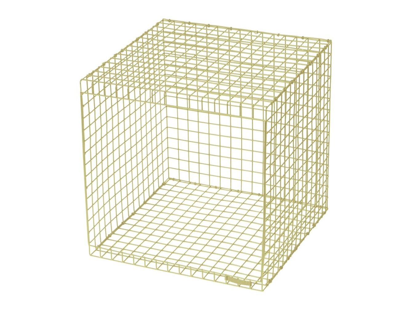 Sohvapöytä Loft24 Wire Cubic, keltainen hinta ja tiedot | Sohvapöydät | hobbyhall.fi