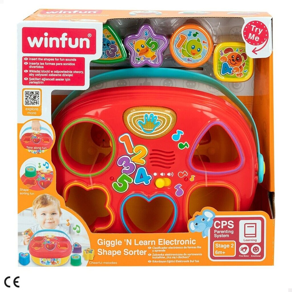 Lasten interaktiivinen lelu Winfun, 4 kpl. hinta ja tiedot | Vauvan lelut | hobbyhall.fi