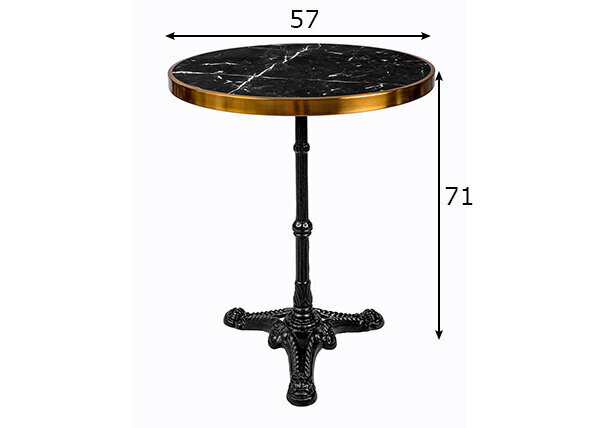 Ruokapöytä This&That Ø57 cm hinta ja tiedot | Ruokapöydät | hobbyhall.fi