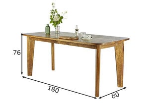 Ruokapöytä Tom Tailor 80x180 cm hinta ja tiedot | Ruokapöydät | hobbyhall.fi