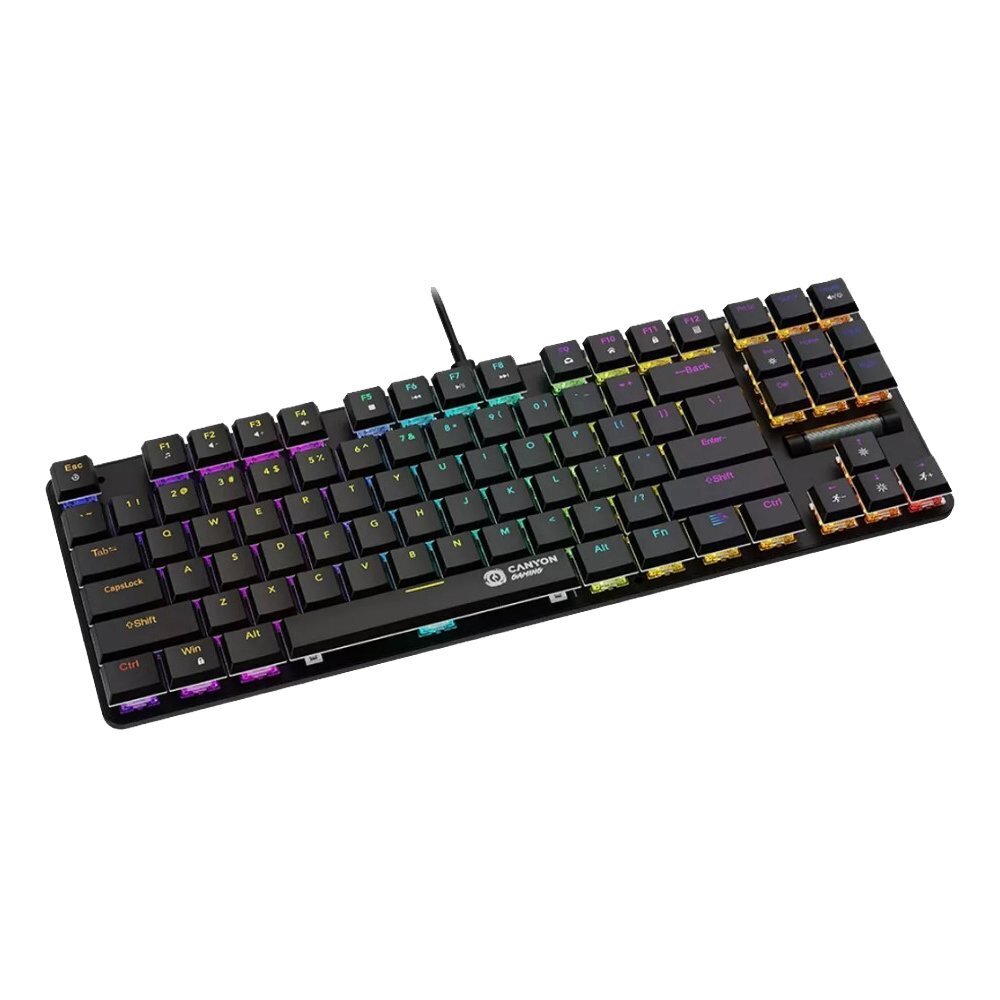 Canyon Cometstrike TKL GK-50, Black, RU hinta ja tiedot | Näppäimistöt | hobbyhall.fi