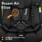 Turvanistuin Lionelo Braam Air I-size, 0-36 kg, carbon black hinta ja tiedot | Turvaistuimet | hobbyhall.fi