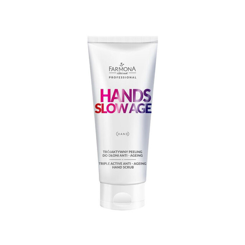 Farmona hands slow age tri-aktiivinen anti-ageing-käsikuorinta 200 ml hinta ja tiedot | Vartalokuorinnat | hobbyhall.fi