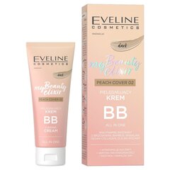 Eveline Cosmetics My Beauty 5-in-1 BB-voide 02 Persikka, Tumma, 30ml hinta ja tiedot | Meikkivoiteet ja puuterit | hobbyhall.fi