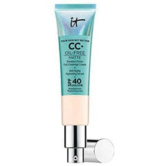 Matte CC Cream It Cosmetics Cc Oil Free Matte Spf40 Fair Light 40, 32ml hinta ja tiedot | Meikkivoiteet ja puuterit | hobbyhall.fi