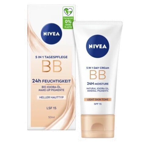 Nivea, Advanced Skin Type, BB-voide, SPF 15, 50 ml hinta ja tiedot | Meikkivoiteet ja puuterit | hobbyhall.fi