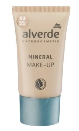 Alverde Meikkivoide, Beige Rosé 03, 30ml (Tuote Saksasta) hinta ja tiedot | Meikkivoiteet ja puuterit | hobbyhall.fi