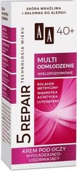 Age Technology 5Repair 40+ Multi Rejuvenation tasoittava ja kiinteyttävä silmänympärysvoide 15 ml hinta ja tiedot | Silmänympärysvoiteet ja seerumit | hobbyhall.fi