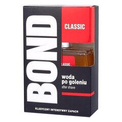 Sileä iho partakoneen jälkeen: Bond Classic partavesi, 100 ml hinta ja tiedot | Bond Hygieniatuotteet | hobbyhall.fi