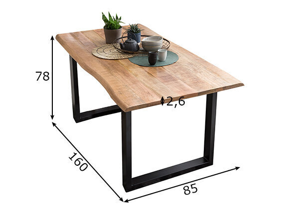 Ruokapöytä Tische 85x160 cm hinta ja tiedot | Ruokapöydät | hobbyhall.fi
