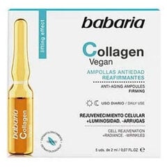 Kasvoseerumi - ampullit Babaria Collagen Vegan Ampoules, 5 x 2 ml hinta ja tiedot | Kasvoöljyt ja seerumit | hobbyhall.fi