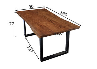 Ruokapöytä Tische 90x180 cm hinta ja tiedot | Ruokapöydät | hobbyhall.fi