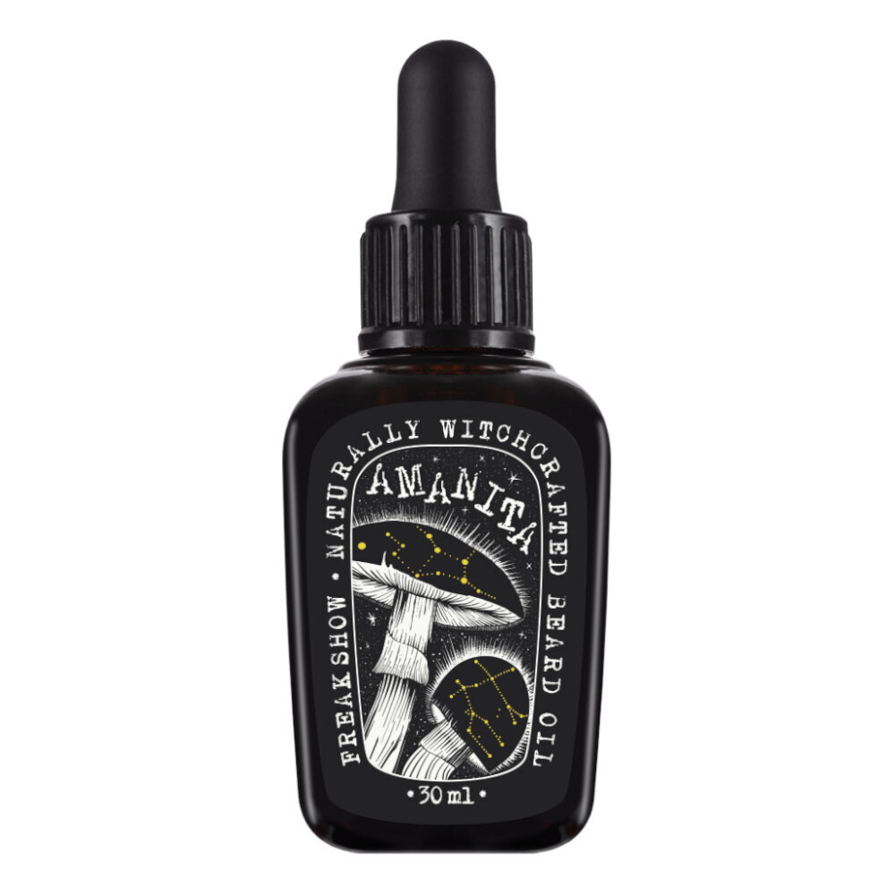 Pan Drwal Freak Show, Partaöljy Amanita, 30 ml hinta ja tiedot | Parranajo ja karvanpoisto | hobbyhall.fi