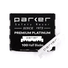 PARKER Premium Platinum Half Blades, Puolaterät 100 kappaletta hinta ja tiedot | Parranajo ja karvanpoisto | hobbyhall.fi