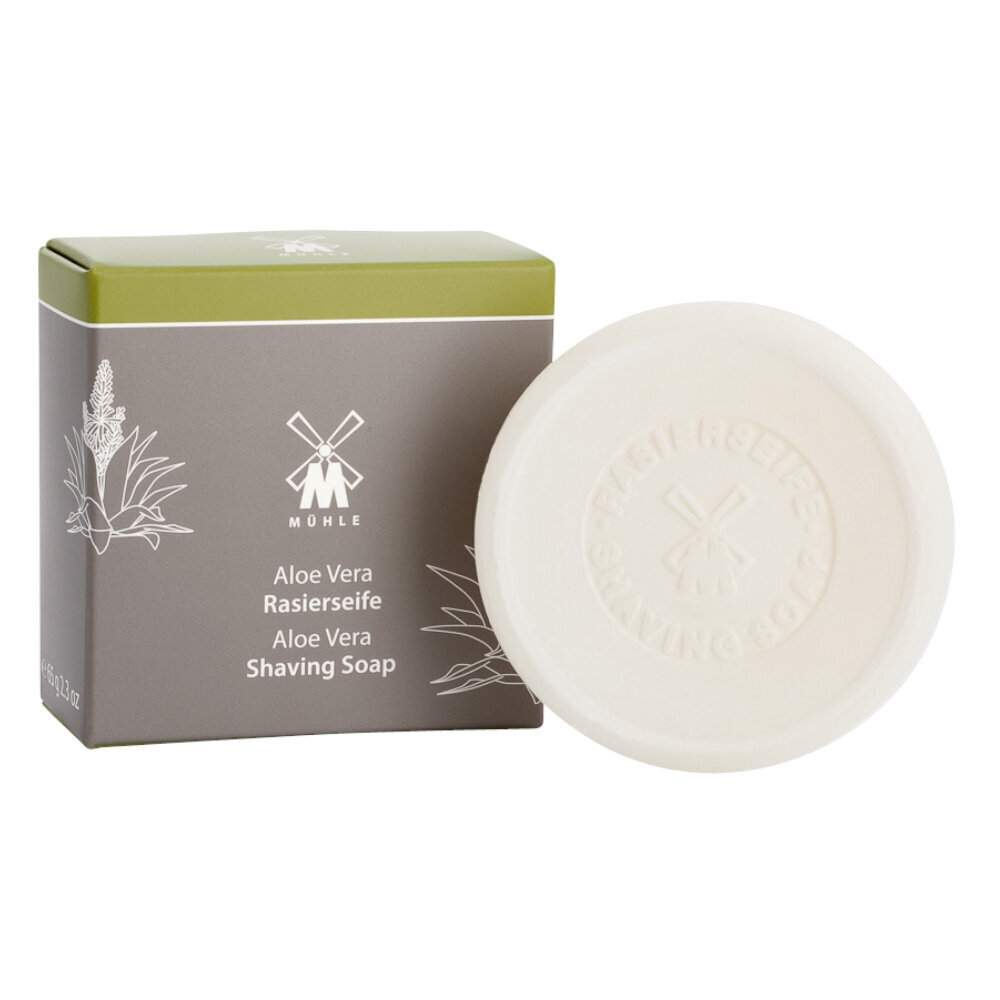 MUHLE Aloe Vera Shaving Soap, Aloe vera -partavaahto 65 g hinta ja tiedot | Parranajo ja karvanpoisto | hobbyhall.fi