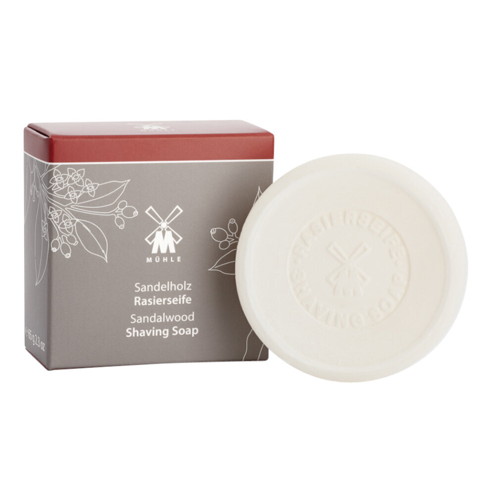 MUHLE Sandalwood Shaving Soap, Santelipuu partavaahto saippua 65 g hinta ja tiedot | Parranajo ja karvanpoisto | hobbyhall.fi