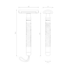 MUHLE Partakone terille Companion Unisex RCOM01 hinta ja tiedot | Parranajo ja karvanpoisto | hobbyhall.fi