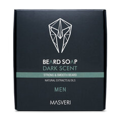 MASVERI Parransavusaippua Dark Scent Beard Soap, 100g hinta ja tiedot | Parranajo ja karvanpoisto | hobbyhall.fi