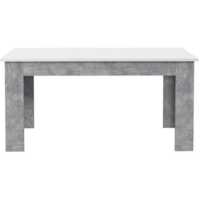 Ruokapöytä Pilvi 160x90 cm, valkoinen/harmaa hinta ja tiedot | Ruokapöydät | hobbyhall.fi
