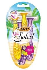 Bic, Miss Soleil, Naisten Kertakäyttöiset Partaterät, 4 kpl hinta ja tiedot | Bic Hajuvedet ja kosmetiikka | hobbyhall.fi